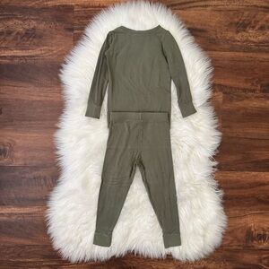 Little Sleepies Olive Cozy Two-Piece Pajama Set - 18-24 months